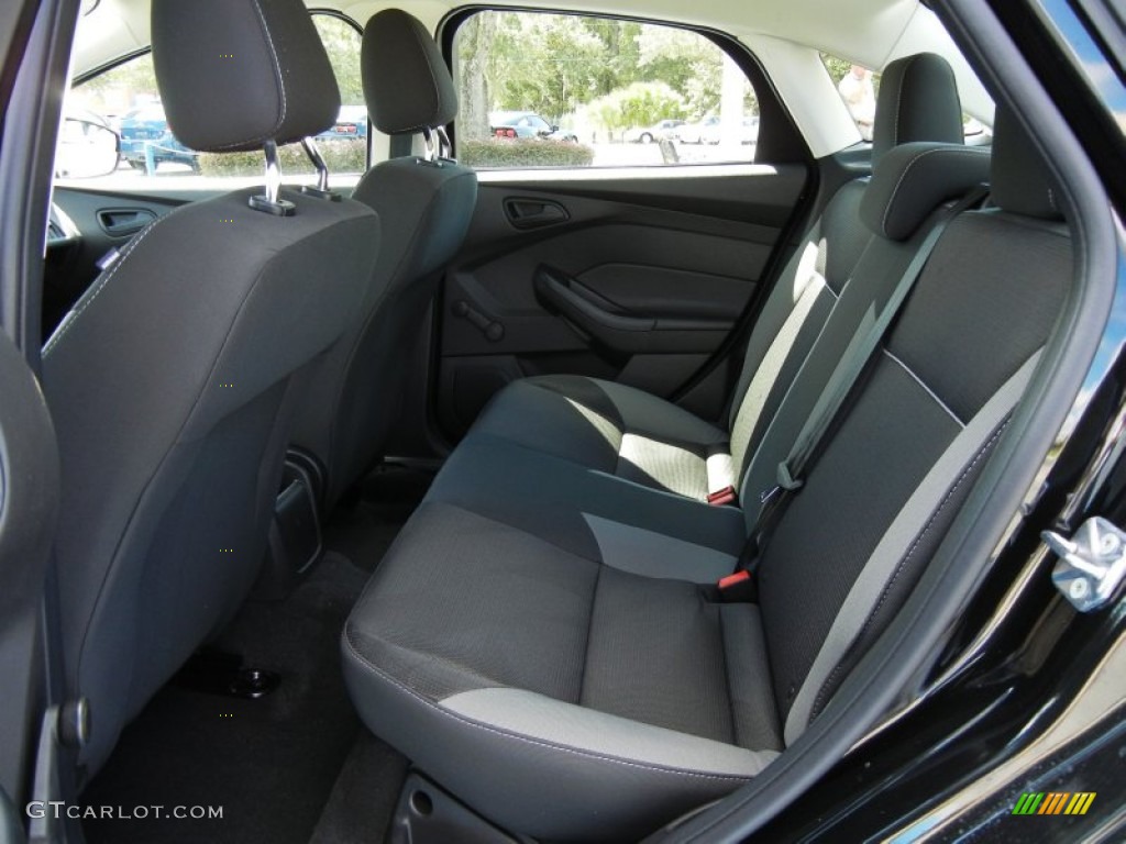 Charcoal Black Interior 2013 Ford Focus S Sedan Photo #71389381