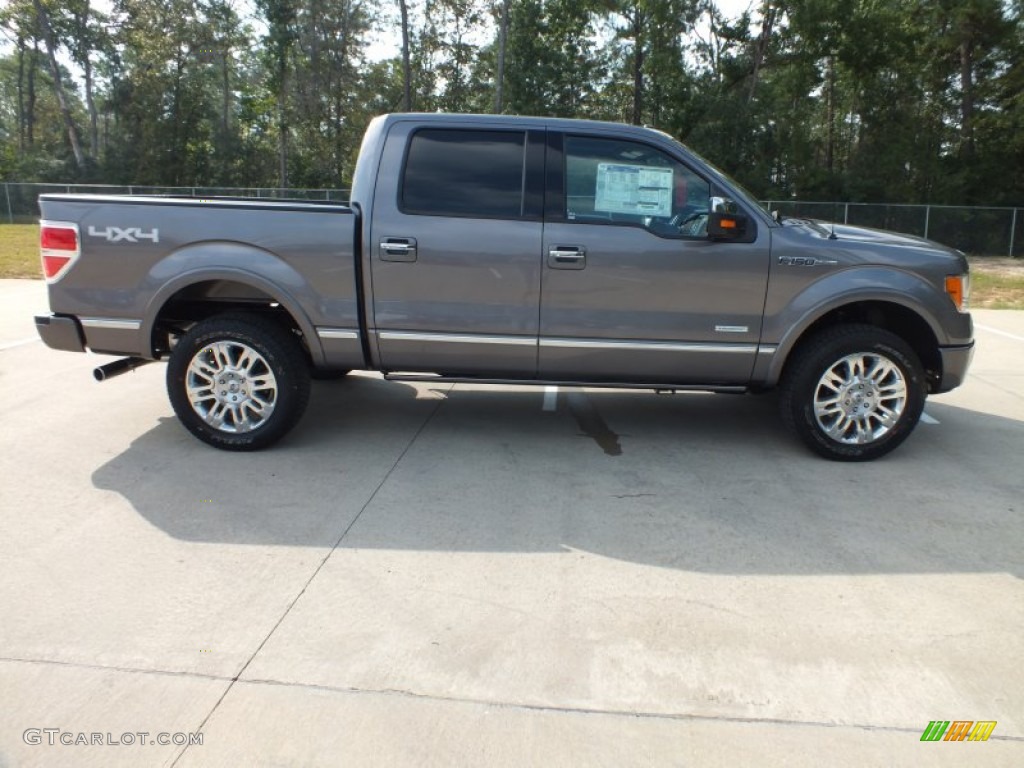 Sterling Gray Metallic 2012 Ford F150 Platinum SuperCrew 4x4 Exterior Photo #71389677