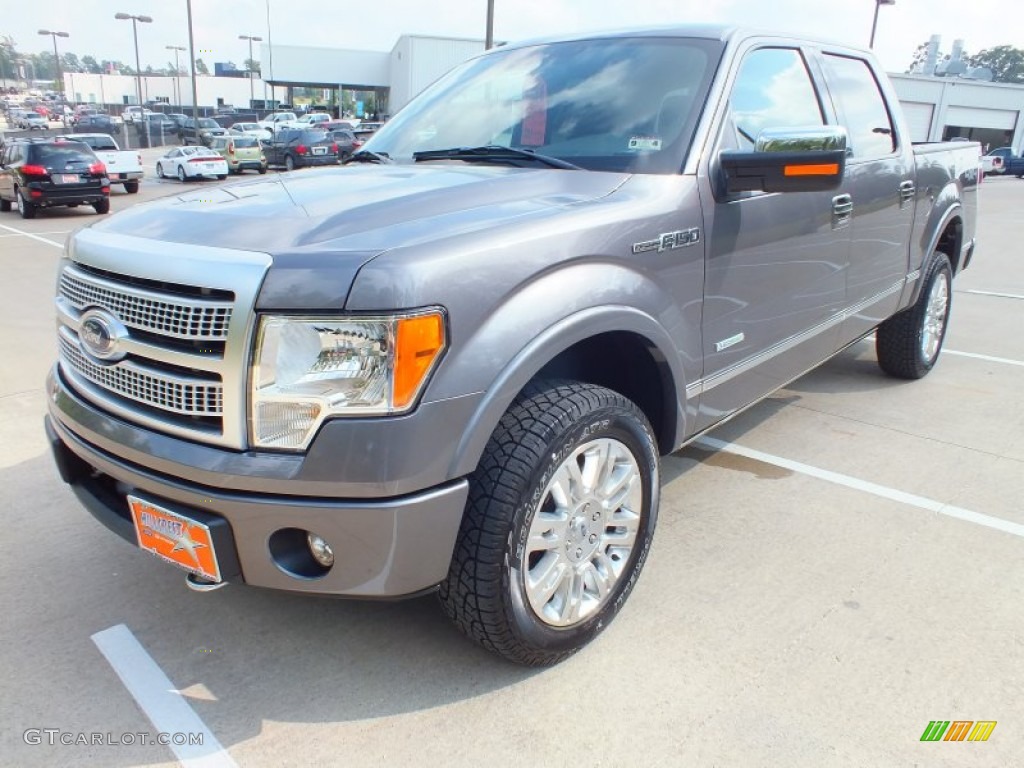 Sterling Gray Metallic 2012 Ford F150 Platinum SuperCrew 4x4 Exterior Photo #71389744
