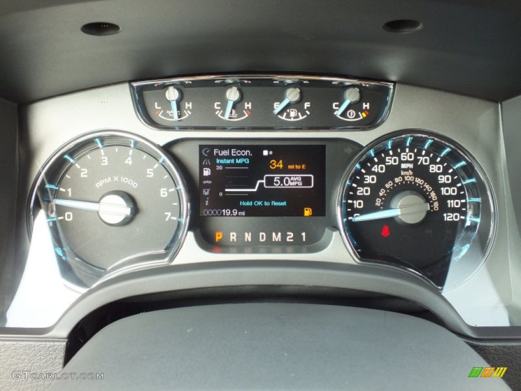 2012 Ford F150 Platinum SuperCrew 4x4 Gauges Photo #71389796