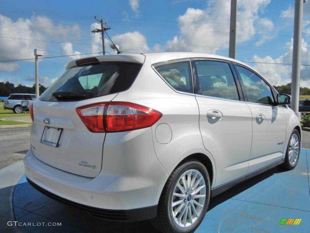 White Platinum 2013 Ford C-Max Hybrid SEL Exterior Photo #71389939