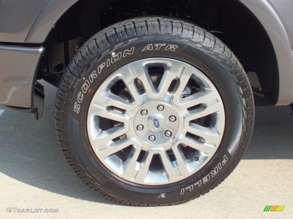 2012 Ford F150 Platinum SuperCrew 4x4 Wheel Photo #71389942