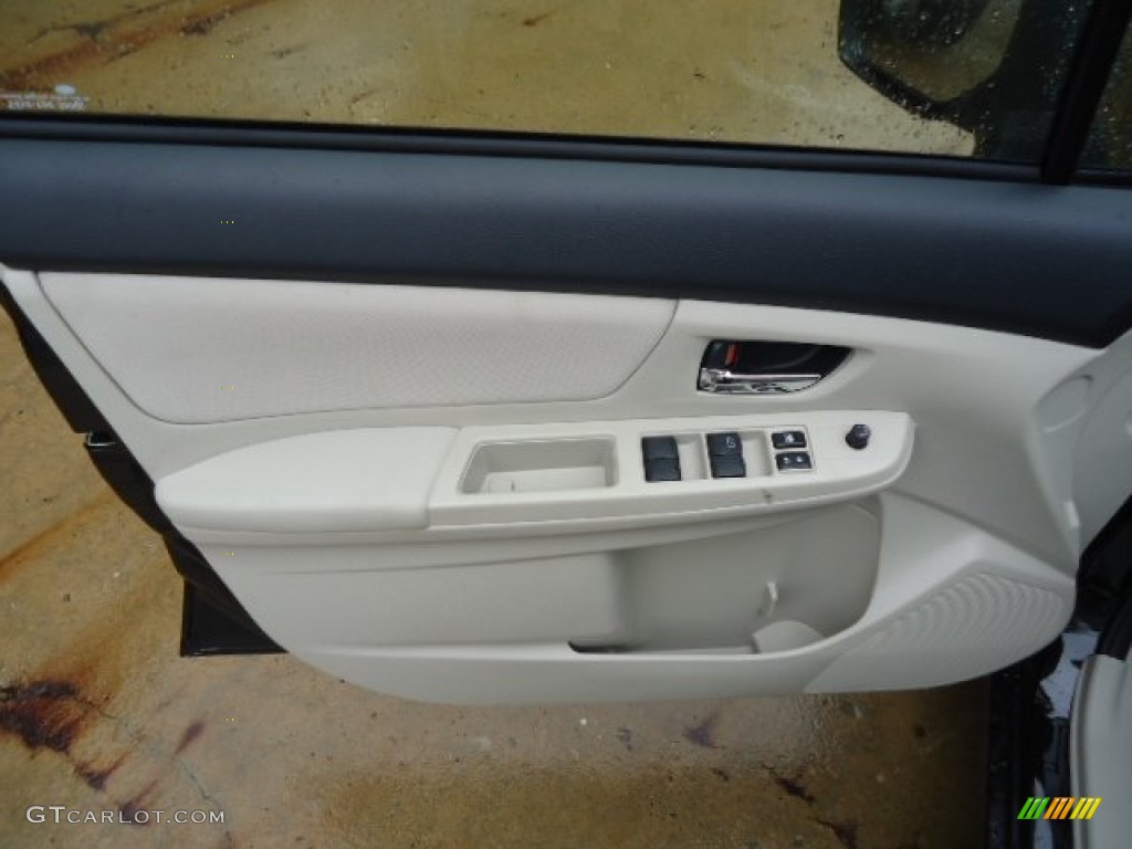 2013 Subaru Impreza 2.0i Premium 5 Door Ivory Door Panel Photo #71391046