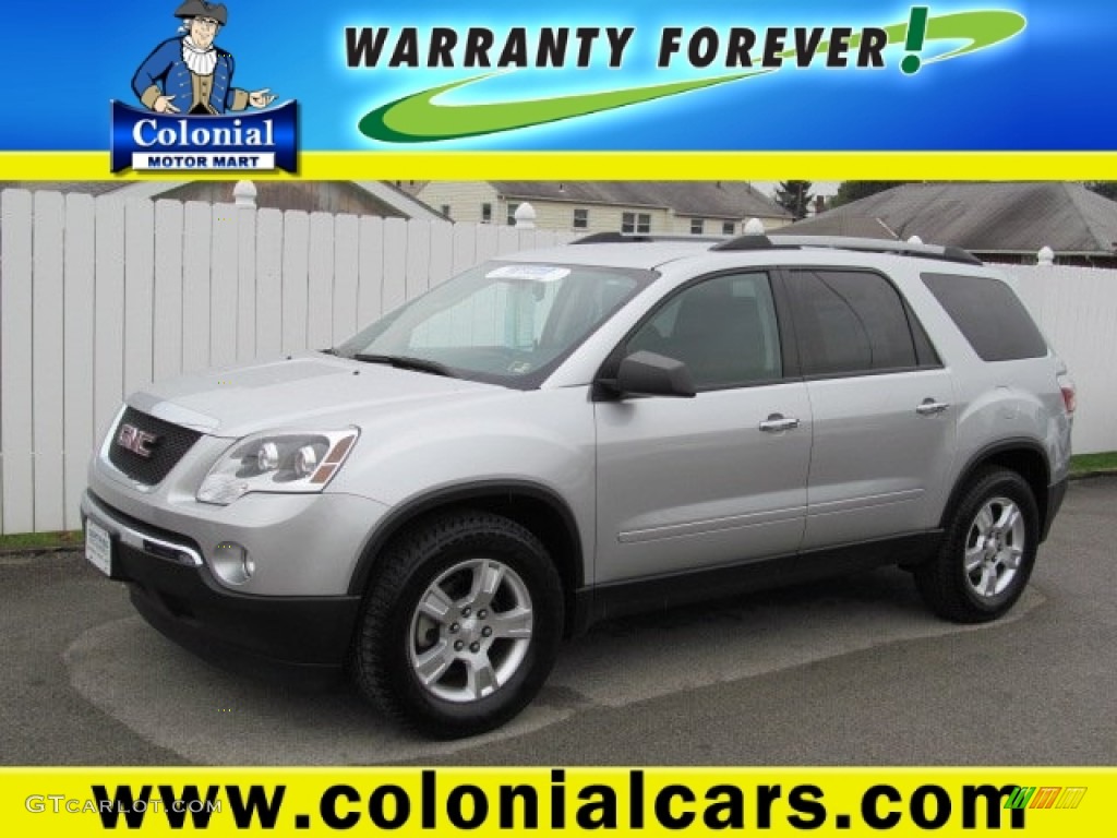 2011 Acadia SLE AWD - Quicksilver Metallic / Ebony photo #1