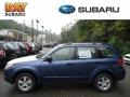 2013 Marine Blue Pearl Subaru Forester 2.5 X  photo #1