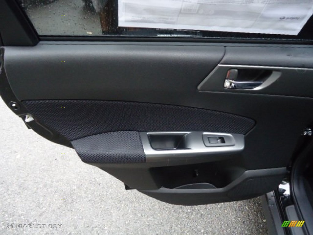 2013 Subaru Forester 2.5 X Premium Black Door Panel Photo #71392483