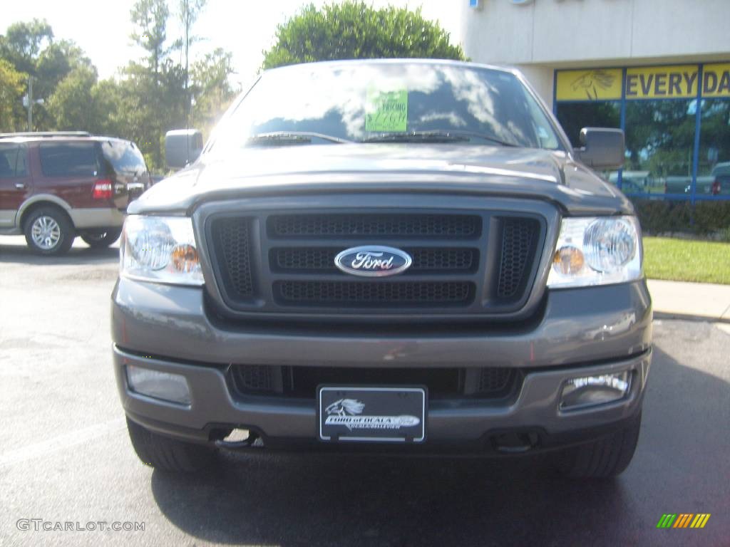 2005 F150 FX4 SuperCrew 4x4 - Dark Shadow Grey Metallic / Black photo #8