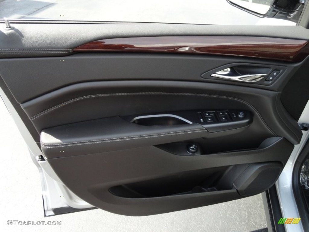 2013 Cadillac SRX Luxury FWD Ebony/Ebony Door Panel Photo #71393272
