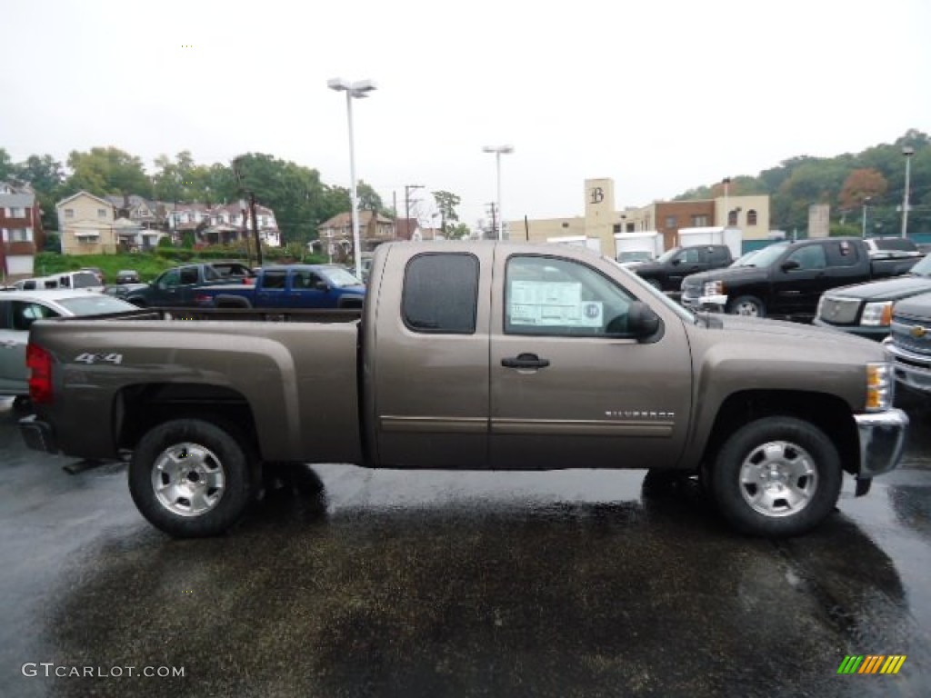 2013 Silverado 1500 LT Extended Cab 4x4 - Mocha Steel Metallic / Ebony photo #5