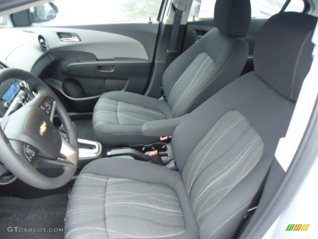 Jet Black/Dark Titanium Interior 2013 Chevrolet Sonic LT Sedan Photo #71393497