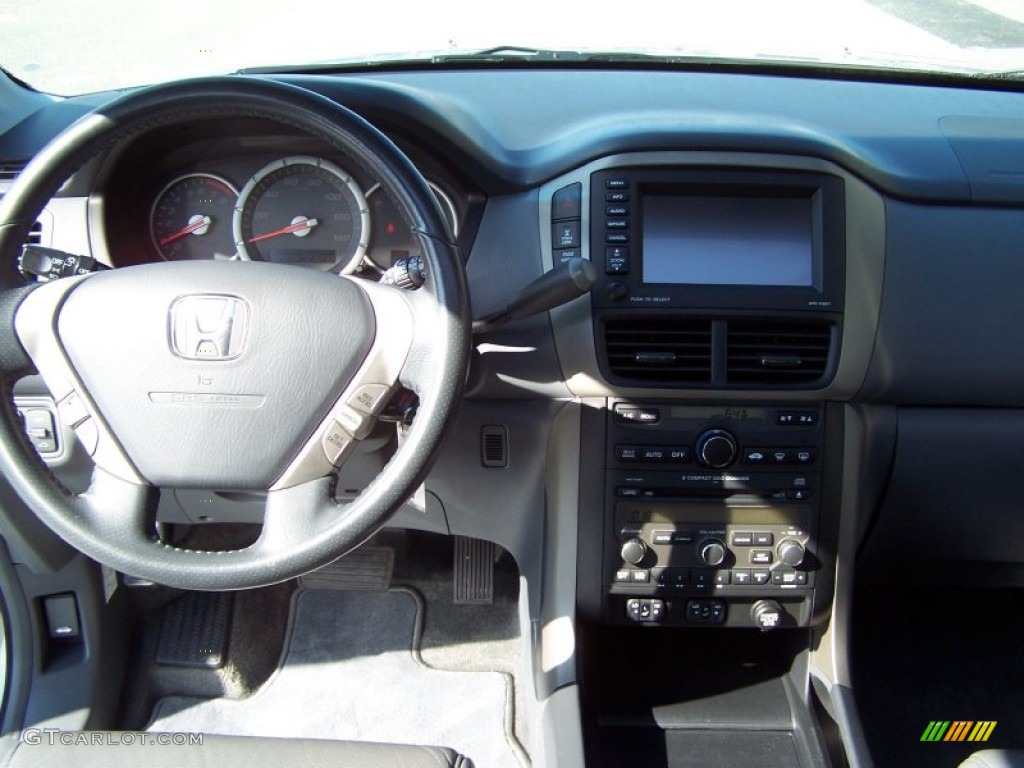 2006 Honda Pilot EX-L 4WD Gray Dashboard Photo #71395036