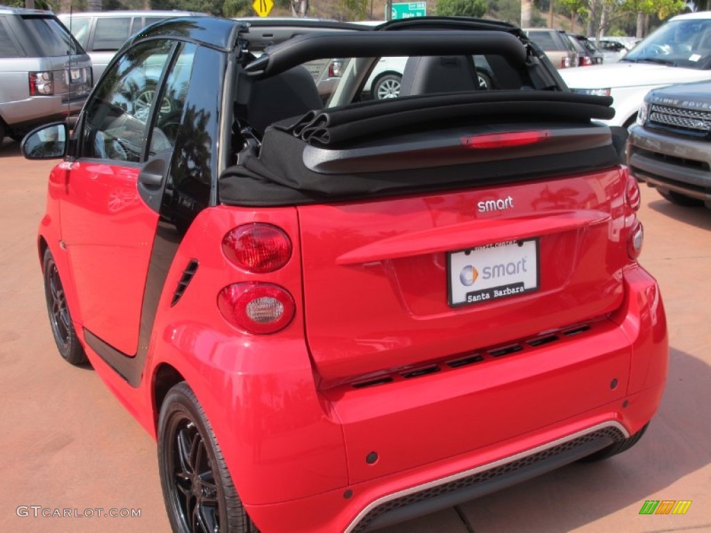 2013 fortwo passion cabriolet - Rally Red / Design Black photo #4