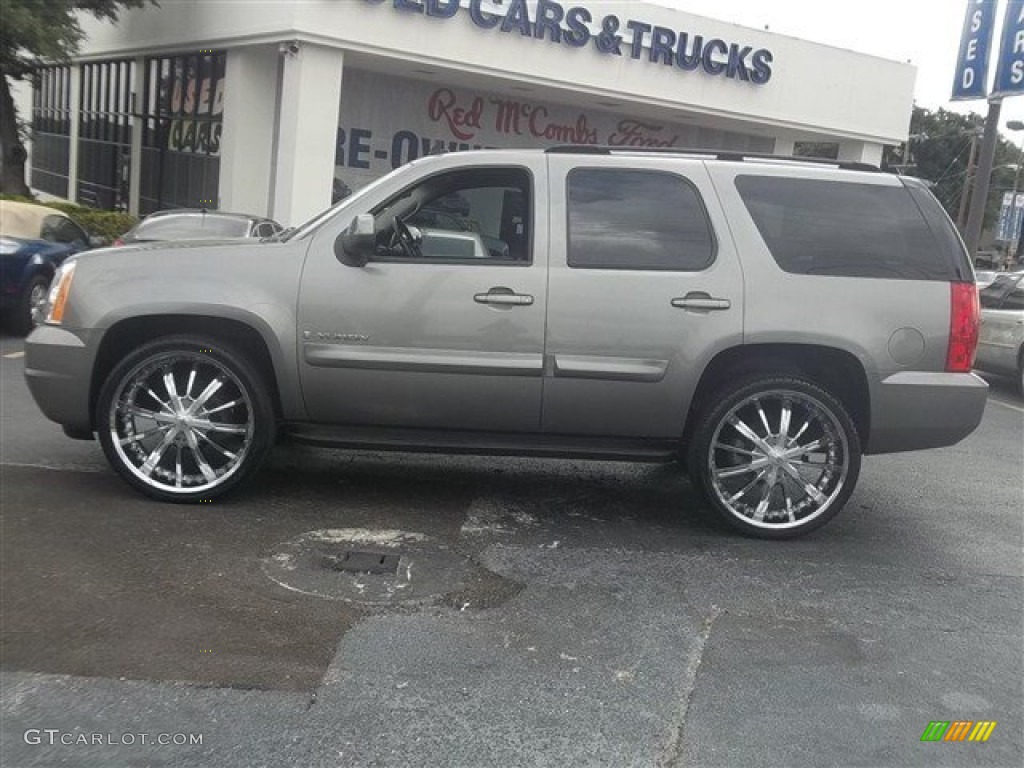 2007 Yukon SLE - Steel Gray Metallic / Ebony Black photo #7