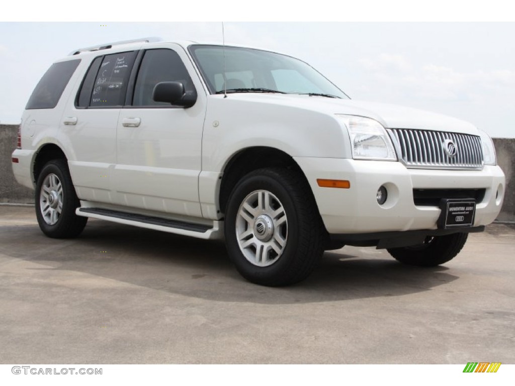 2003 Mountaineer Convenience - Ceramic White Tri-Coat / Dark Graphite photo #1