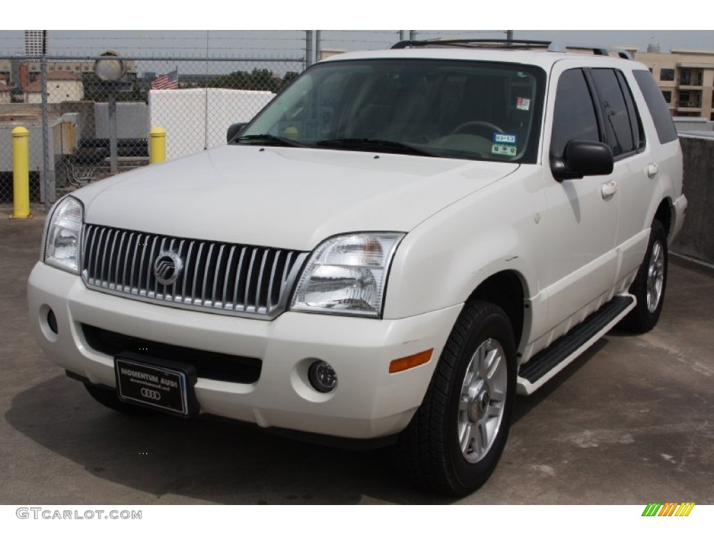 2003 Mountaineer Convenience - Ceramic White Tri-Coat / Dark Graphite photo #3