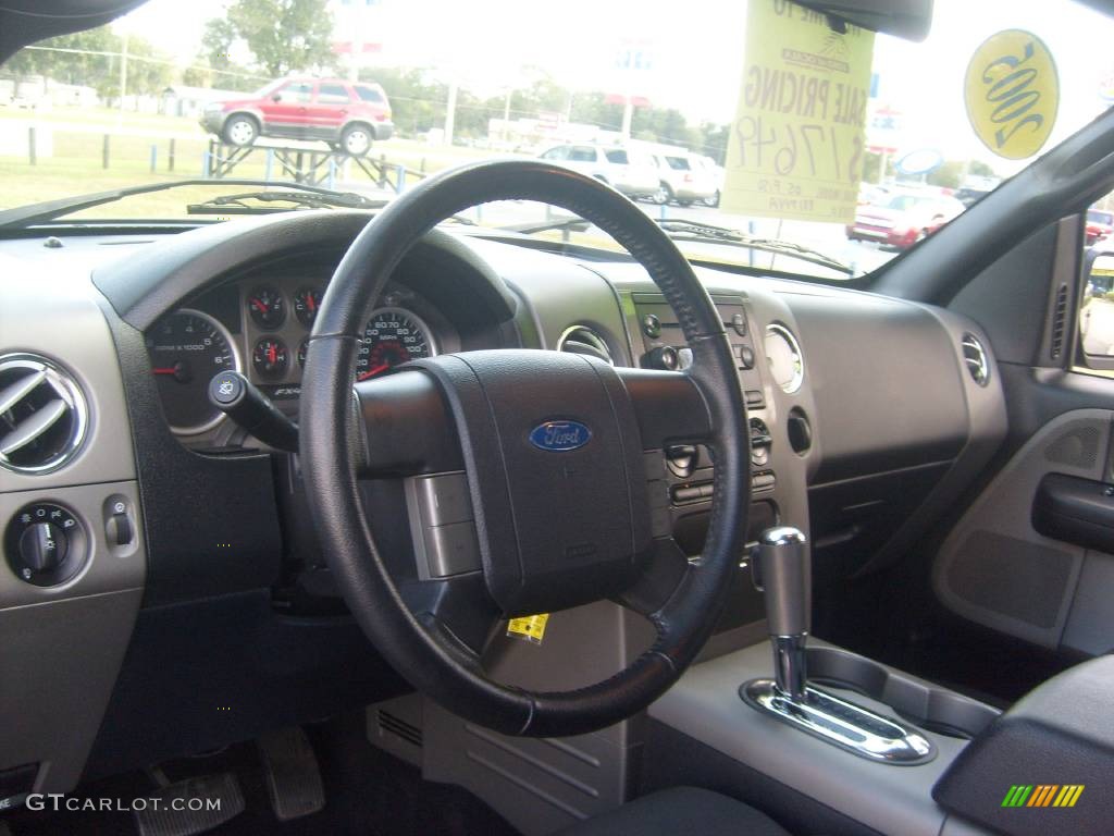 2005 F150 FX4 SuperCrew 4x4 - Dark Shadow Grey Metallic / Black photo #15