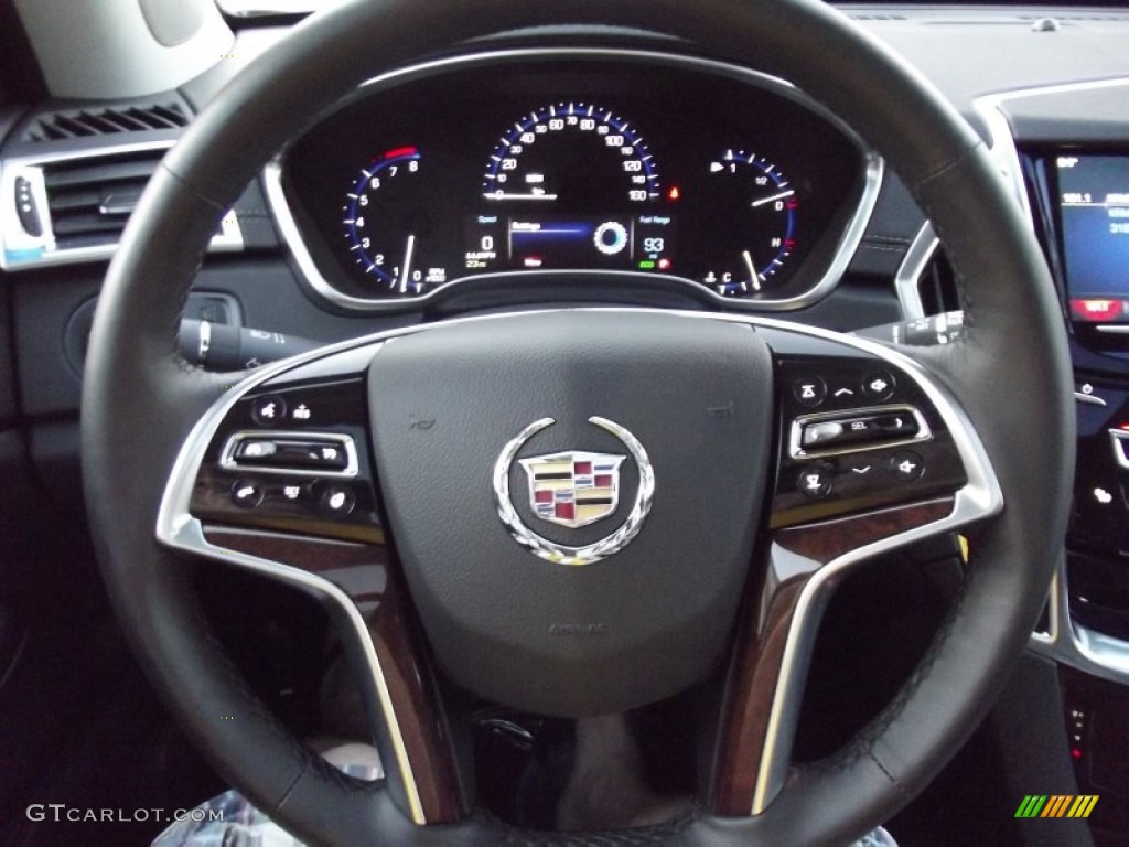 2013 Cadillac SRX Performance FWD Ebony/Ebony Steering Wheel Photo #71396827