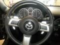 2008 Mazda MX-5 Miata Black Interior Steering Wheel Photo
