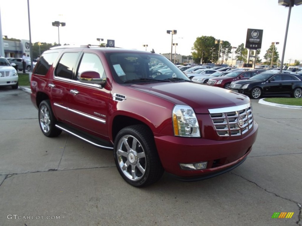 2013 Escalade Luxury - Crystal Red Tintcoat / Cashmere/Cocoa photo #2