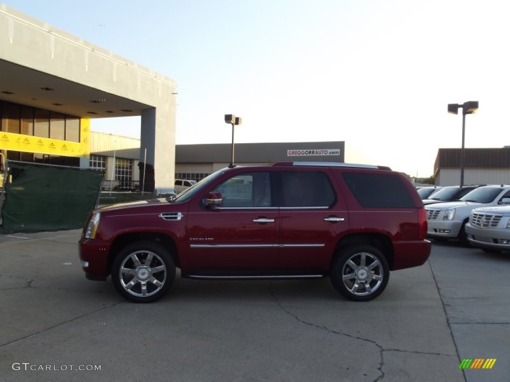 2013 Escalade Luxury - Crystal Red Tintcoat / Cashmere/Cocoa photo #5