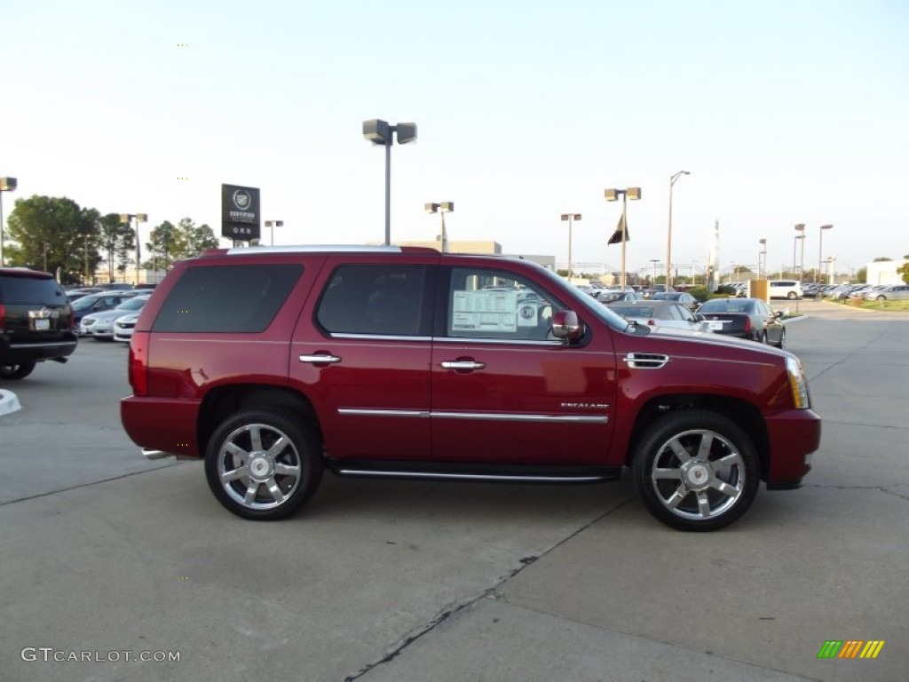 2013 Escalade Luxury - Crystal Red Tintcoat / Cashmere/Cocoa photo #6