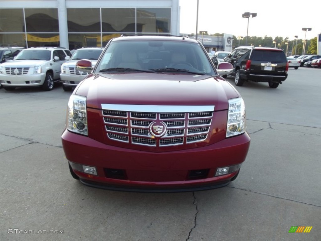 2013 Escalade Luxury - Crystal Red Tintcoat / Cashmere/Cocoa photo #7