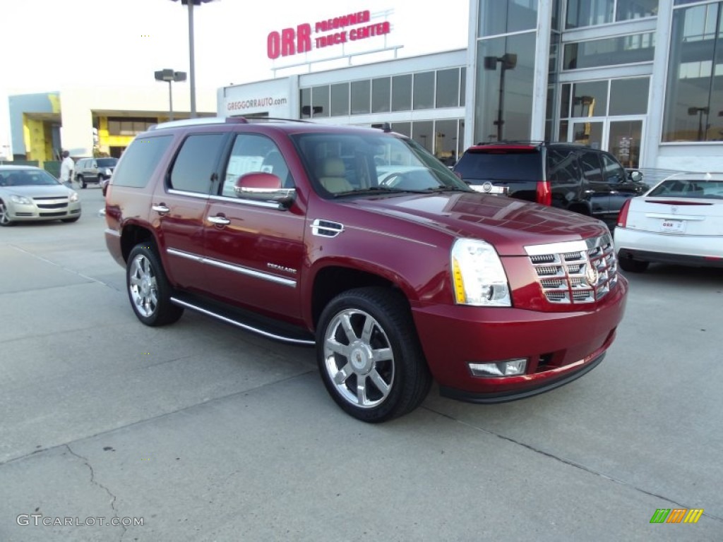 2013 Escalade Luxury - Crystal Red Tintcoat / Cashmere/Cocoa photo #2