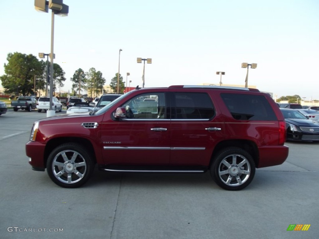 2013 Escalade Luxury - Crystal Red Tintcoat / Cashmere/Cocoa photo #5