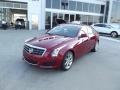 Crystal Red Tintcoat 2013 Cadillac ATS 2.5L Luxury Exterior