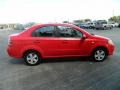 2007 Victory Red Chevrolet Aveo LS Sedan  photo #4