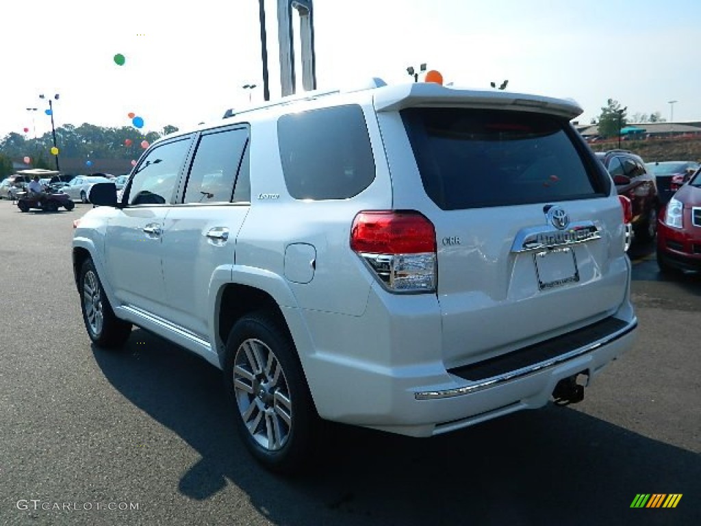 2013 4Runner Limited - Blizzard White Pearl / Black Leather photo #5