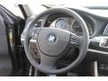 Black 2012 BMW 5 Series 550i xDrive Gran Turismo Steering Wheel