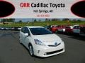 2012 Blizzard White Pearl Toyota Prius v Five Hybrid  photo #1