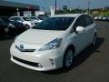 2012 Blizzard White Pearl Toyota Prius v Five Hybrid  photo #7