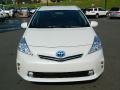 2012 Blizzard White Pearl Toyota Prius v Five Hybrid  photo #8