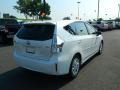 2012 Blizzard White Pearl Toyota Prius v Three Hybrid  photo #3