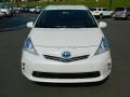 2012 Blizzard White Pearl Toyota Prius v Three Hybrid  photo #8