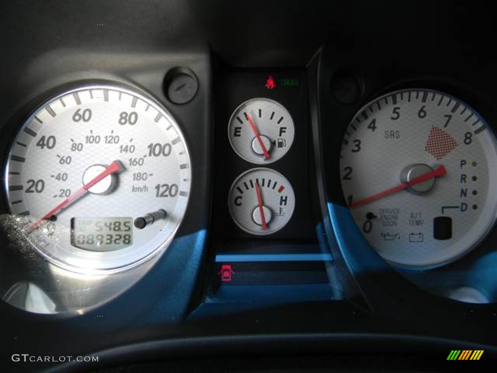 2004 Mitsubishi Outlander XLS Gauges Photo #71400574