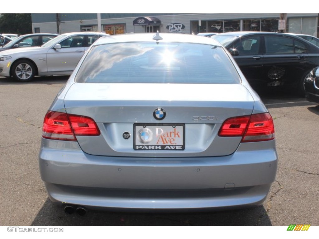 2009 3 Series 328i Coupe - Blue Water Metallic / Grey photo #6
