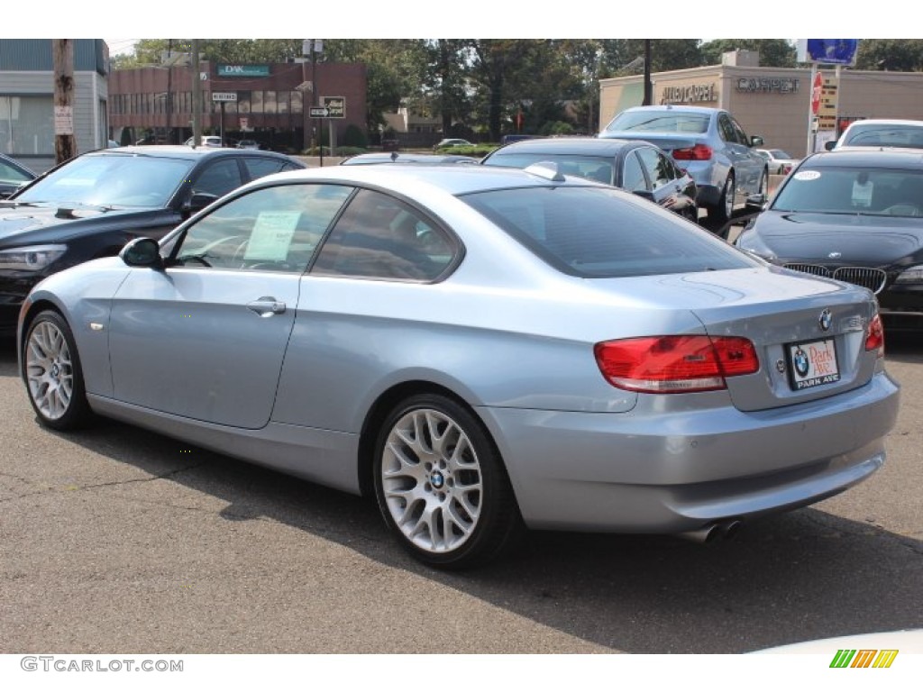 2009 3 Series 328i Coupe - Blue Water Metallic / Grey photo #7