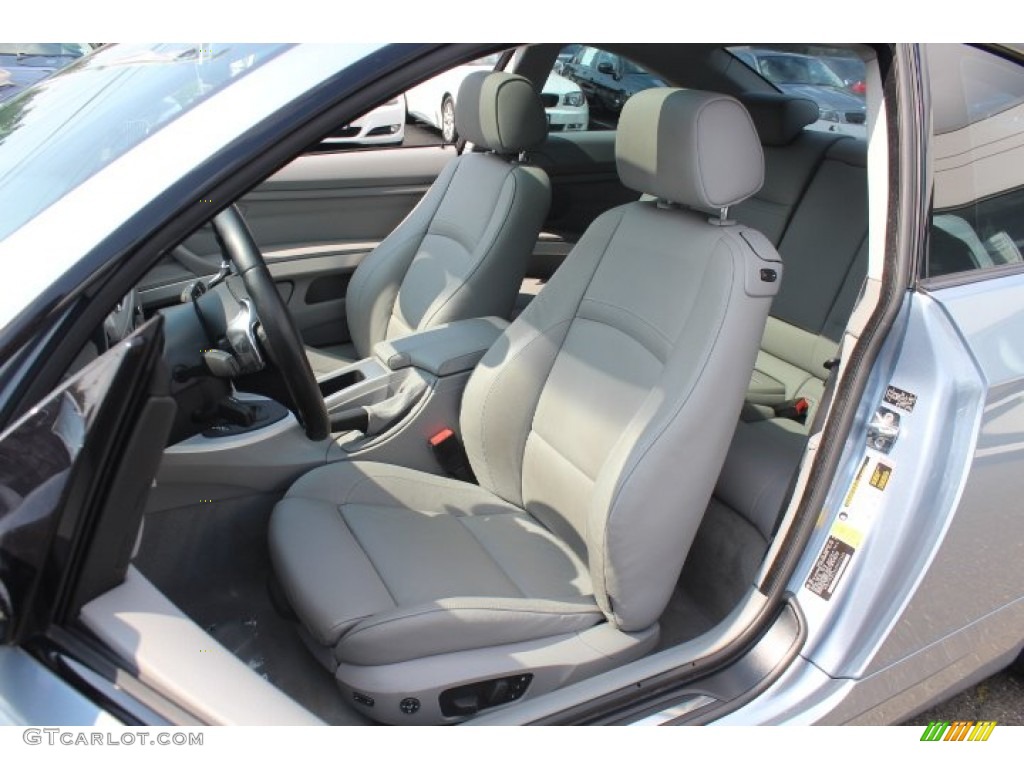 2009 3 Series 328i Coupe - Blue Water Metallic / Grey photo #12