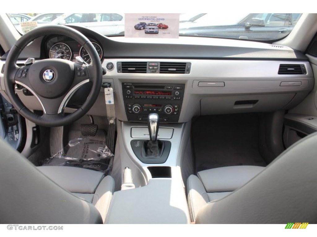 2009 3 Series 328i Coupe - Blue Water Metallic / Grey photo #13