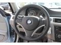 Grey 2009 BMW 3 Series 328i Coupe Steering Wheel