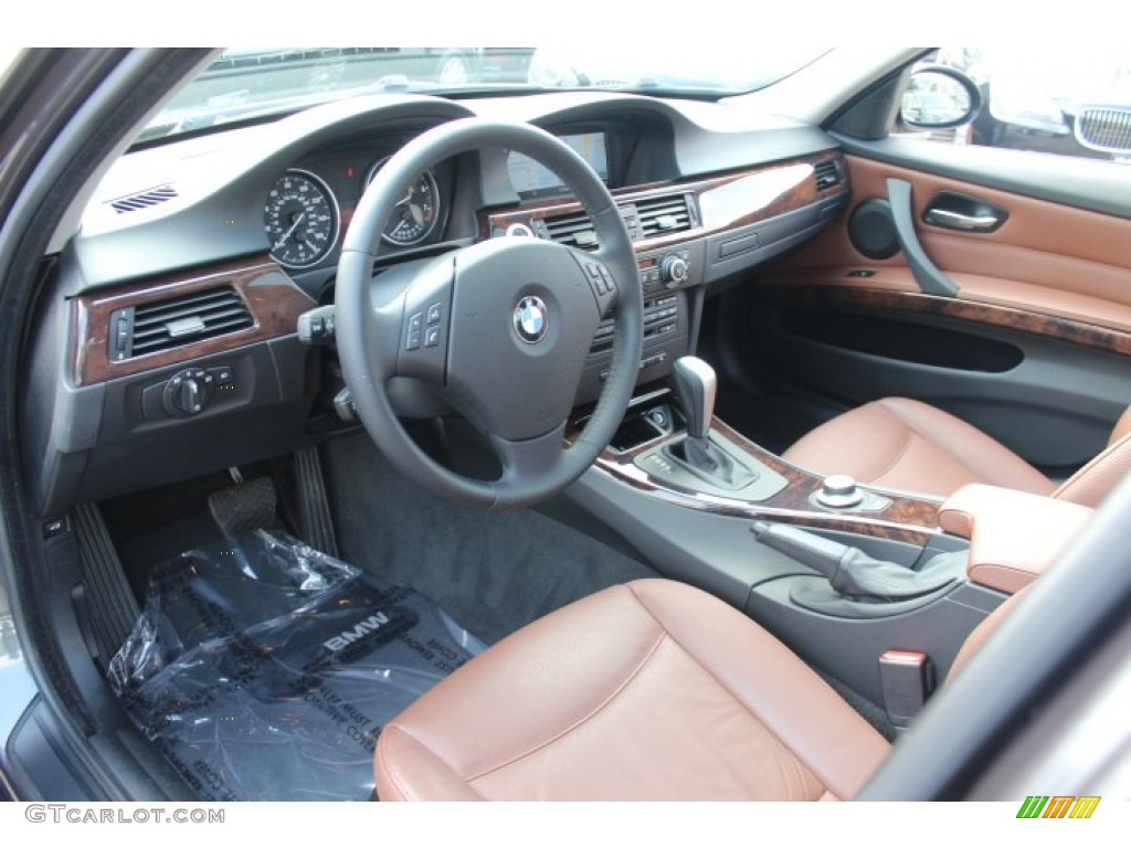 Terra Dakota Leather Interior 2008 BMW 3 Series 328xi Sedan Photo #71401325