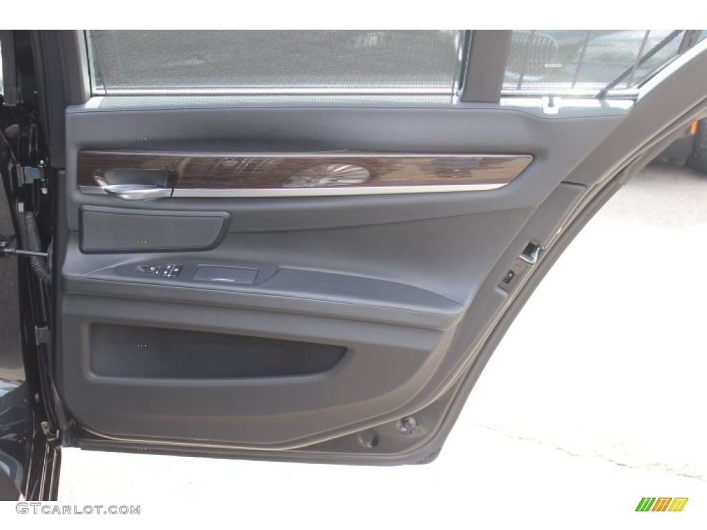 2012 7 Series 750i xDrive Sedan - Black Sapphire Metallic / Black photo #23