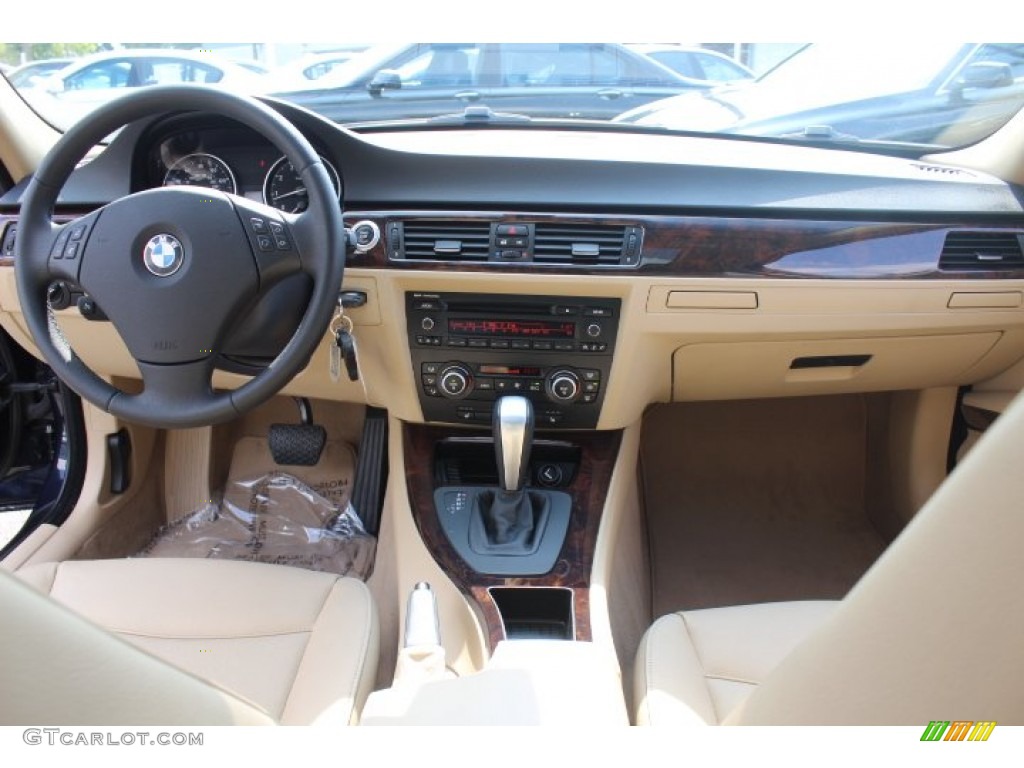 2008 BMW 3 Series 328xi Sedan Beige Dashboard Photo #71401904