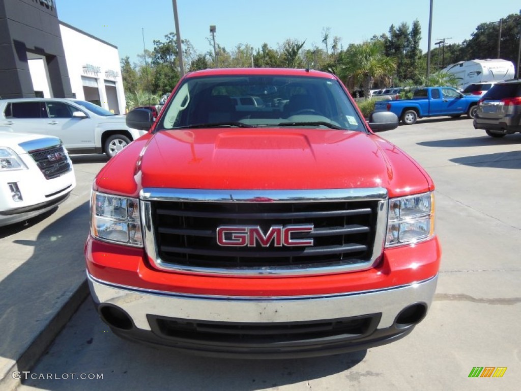 2008 Sierra 1500 SLE Crew Cab - Fire Red / Ebony photo #3