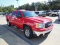 2008 Fire Red GMC Sierra 1500 SLE Crew Cab  photo #4