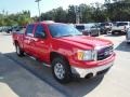 2008 Fire Red GMC Sierra 1500 SLE Crew Cab  photo #4