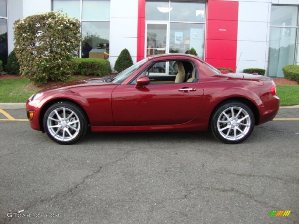 2012 MX-5 Miata Grand Touring Hard Top Roadster - Copper Red Mica / Dune Beige photo #10